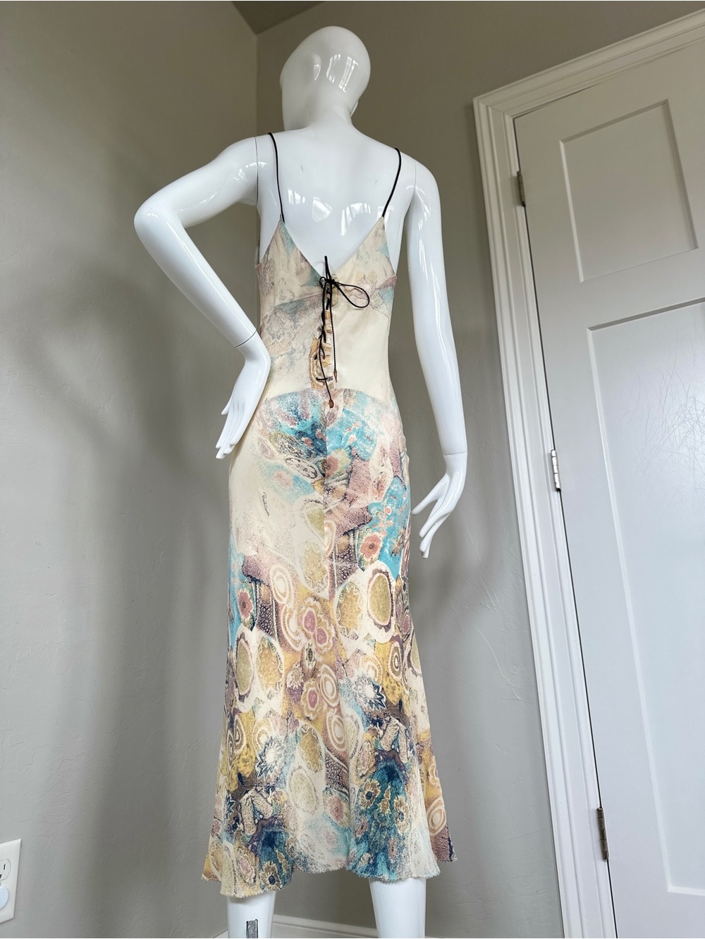Roberto Cavalli 2002 silk midi dress - Picture 6 of 7